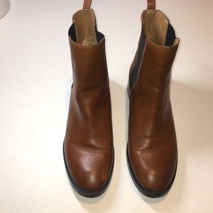 Zara Caramel Brown Chelsea Boots